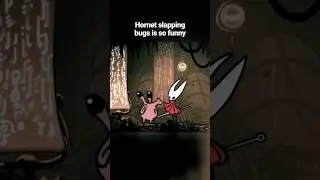 Hornet slapping bugs in Hollow Knight Silksong is so funny