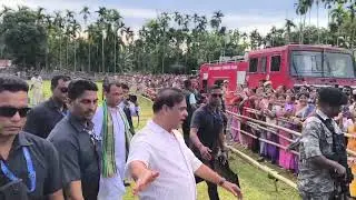 Uriamghat Eviction / Himanta Biswa Sarma In Bidyapur Play Ground