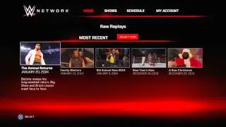WWE Network on the PS4/PS4 WWE Network App