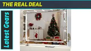 WONSTART Large Vanity Mirror with Lights: Illuminate Your Beauty Routine!