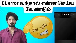Save Money! Fix Your Dishwasher's E1 Error Yourself | Easy Fix & Troubleshooting Guide