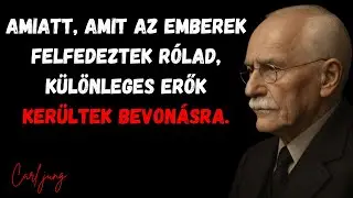 Amiatt, amit az emberek felfedeztek rólad, különleges erők kerültek bevonásra. | Carl Jung