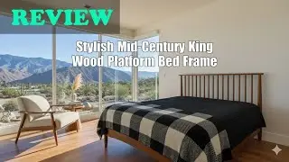 ZINUS Linda King Bed Frame Review: Mid-Century Wood Platform, No Box Spring Needed 2025