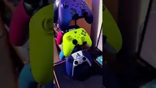 Controller collection so far Matching Controllers ￼#xbox #playstation #gaming #gamer