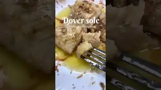 Ultimate fish recipe 🙌 Dover Sole with lemon juice and soy sauce