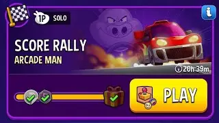 Score Rally Arcade Man Rainbow Easy Win Score 3400 Match Masters Today's Solo Challenge Complete 💯✅