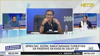 DPWH Sec. Dizon, haharap sa pagdinig sa kaso ni Zaldy Co