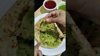 Matar Paratha | Punjabi street style recipe #matarparatha #recipe #food 