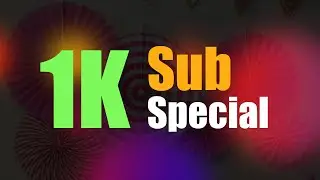 Thank you for 1000 Subscribers