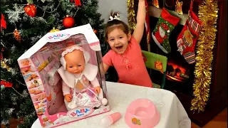 Видео для девочек.BABY LOVE . BABY BORN. Обзор на куклу Baby Love, аналог куклы BABY BORN.
