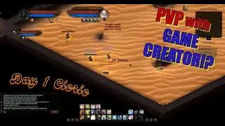 Dreadmyst Release Day PvP - Xjum & Xcb - My 1st ever PVP match with the Game Creator!? - 3320 CR
