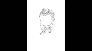 🧘 Calm Vibes Cute Buddha Art Sketch  #BuddhaVibes #PeacefulArt #CalmShorts #ViralArt #MindfulMoments