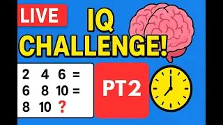 LIVE Math Fast Quiz! 🧠 Sfida i Tuoi Riflessi Mentali | Fast Brain & IQ Boost PT2