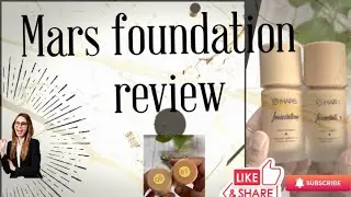 MARS High Coverage Foundation Shades Swatches & Review || #makeup #foundation