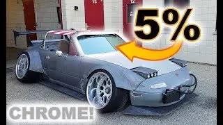 5% One Way Mirror Chrome Tint *INSANE*
