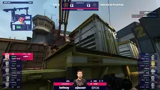 Allu 200iq 1v2 clutch vs NiP | @BLAST | de_train