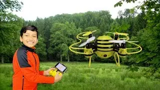 Радиоуправляемый дрон Hasakee FPV с HD-камерой и Wi-Fi для детей и начинающих! Тестирование и обзор от Ahan!