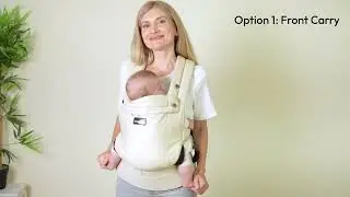 How To Use Nouize Cotton Baby Carrier: Front Carry & Back Carry Complete Tutorial