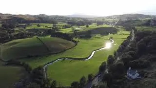 Staveley Cumbria from above