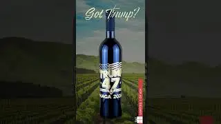 Limited Edition 47th President Custom Etched Wine