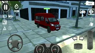 Minibus Simulator - City Driving | Mini Bus Parking Mod | Android Gameplay