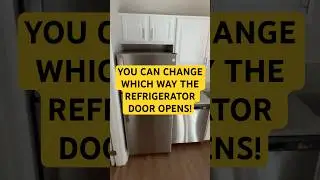 How to fix a fridge door opening the wrong way #homeinspection