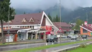 Așa arată Predealul acum - Cel mai &icirc;nalt oraș din Rom&acirc;nia - Străzile Predealului ca niciodată 