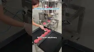 汉堡肉饼成型机# hamburger patties machine#Shrimp stuffing machine#Beef patties processing machine