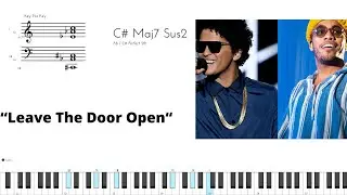 Leave the Door Open-Bruno Mars, Anderson .Paak, Silk Sonic (Piano Chords/Cover)