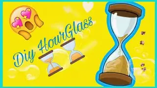 DIY hourglass ⌛⏳ while recycling plastic and cardboard boxes || Blue Palette 