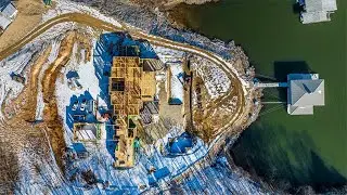 Winter Construction - The Villages at Lake of the Ozarks - Drone Video