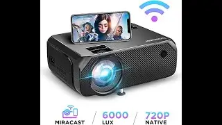 Wi-Fi Mini Projector | Bomaker Portable Outdoor Movie Projector | full HD 1080P Supported