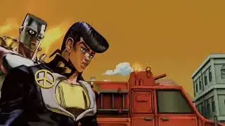 Josuke's GHA from ASBR except I put the Diamond is Unbreakable theme over it
