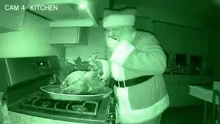 🎅 Santa CAUGHT on Security Camera at 2AM!
