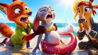 Rescuing Mermaid Judy on the Beach | The Price to Save Her: $1,000,000 | Zootopia 2 Pirates Nick