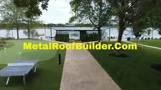Metal&nbsp;Roofing On The Shore Recreation Area At The Lakefront At Keystone in Indianapolis. #metalroof