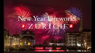 New Year Fireworks Zurich 2024 by Geoff Pegler