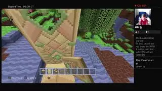 Minecraft PS4 battle royal gameplay live stream funny DeathmatterTV son