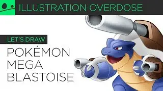 Let's Draw Pokemon 009M - Mega Blastoise