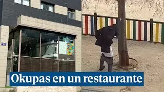 Los okupas de un restaurante en Madrid llevan el caos al barrio: 