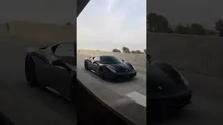 Ferrari 458 in all black cinematics