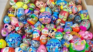 Unpacking So Many Mini And Jumbo Surprise Egg, Surprise Ball, Kinder Joy, Blind Box, and More