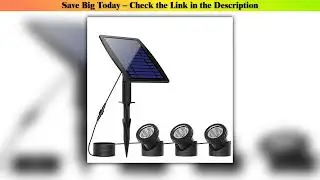Led Solar Pond &mdash; Exclusive (2025): LED Solar Pond Spotlights IP68 Waterproof Outdoor