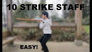 10 Strikes to Master the Staff! | Traditional Kobudo Long Stick