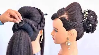 HOW TO HIGH BUN UPDO For Wedding, Special Occasion, Party Hairstyle | High Updo Hairstyle