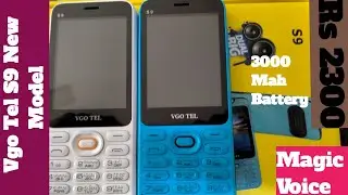 Vgo Tel S 9 Mobile Unboxing With Magic Voice 3000 Mah Battery