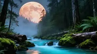 Gentle Forest River Flow with Bird Sounds for Deep Sleep | Relaxing Nature ASMR