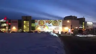 22 метровая проекция на здание, пленочный проектор image led 600 от компании Гобоимидж, Россия