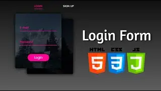 Animated Login Form using HTML, CSS & JS ✅