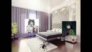 Shinobu's scared of a spider 😂